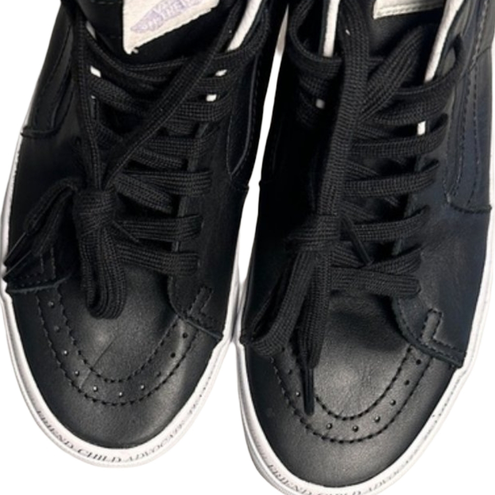 Vans Sk8-Hi 'Divine Energy' High top Sneakers black leather Size 9 - Picture 10 of 16